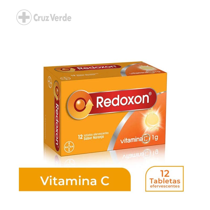 Redoxon Doble Accion Naranja 12 Tableta Efervescente