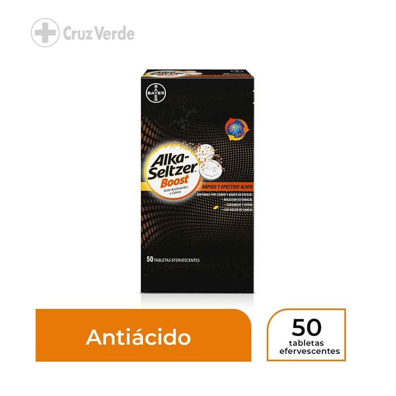 Alka Seltzer Extreme Boost 50 Tableta Efervescente (disp)