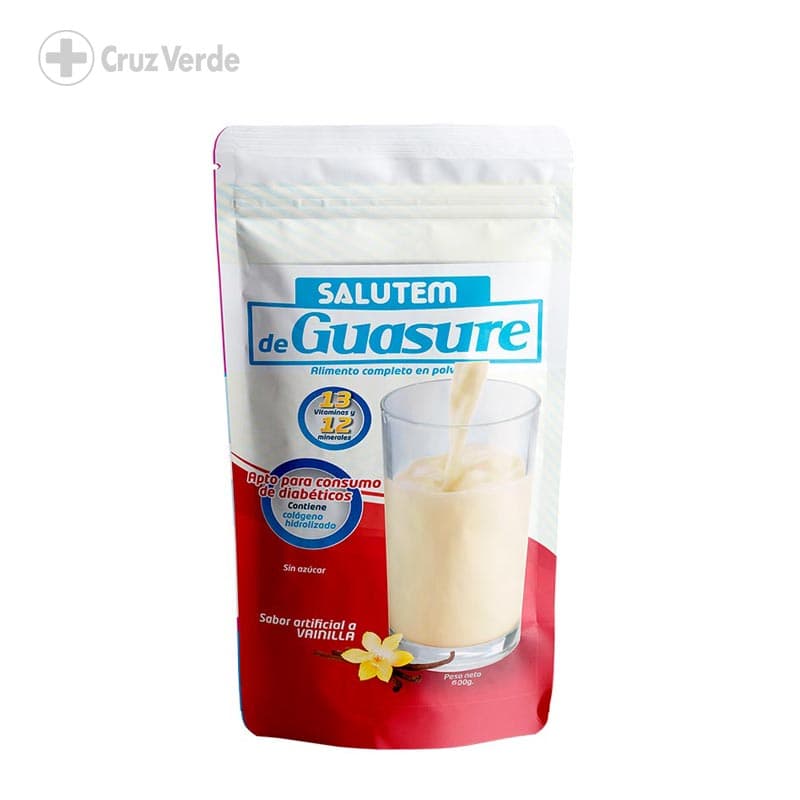Salutem De Guasure Vainilla 600g Polvo (diabetico)