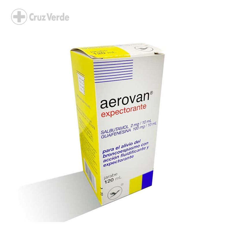 Aerovan Expectorante 2mg/100mg/10ml 120ml Jarabe