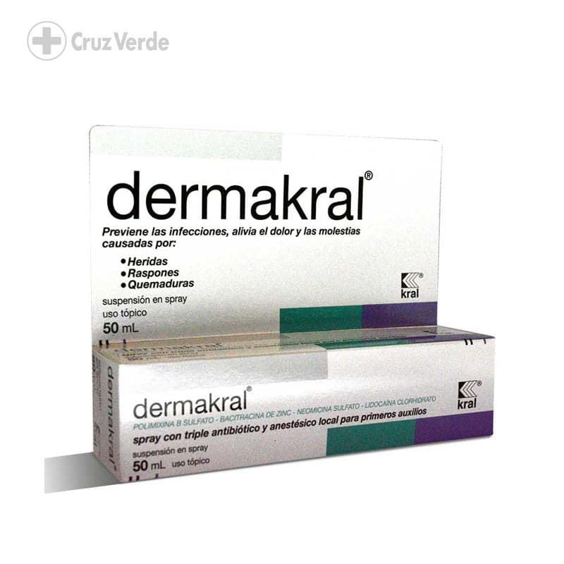 Dermakral 50ml Solucion Topica Spray