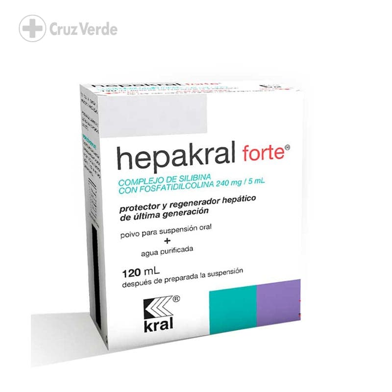 Hepakral Forte 240mg/5ml 120ml Polvo Suspension