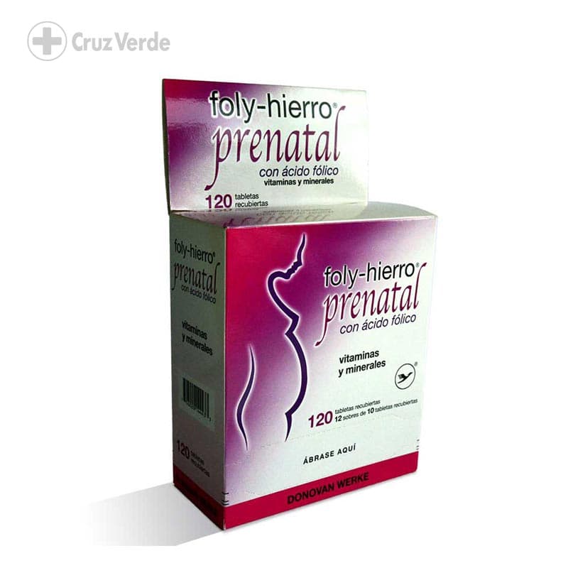 Foly Hierro Prenatal 120 Tableta (disp)