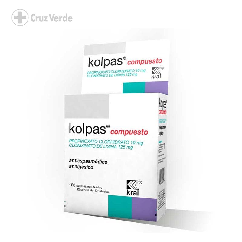 Kolpas Compuesto 125mg/10mg 120 Tableta (disp)