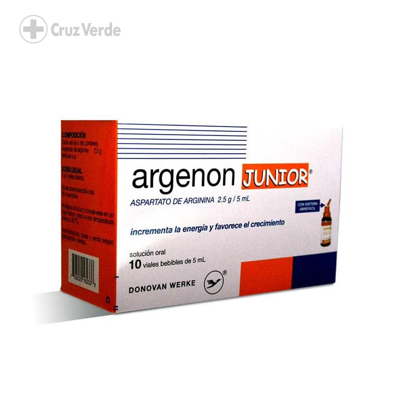 Argenon Junior 2.5g 10 Vial Beb 10ml