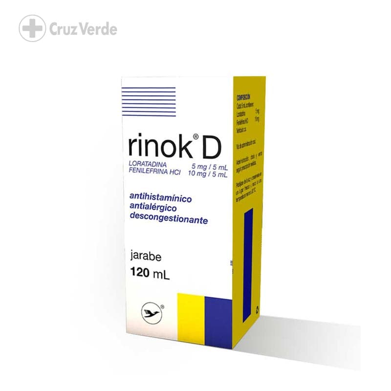 Rinok D 5mg/10mg/5ml 120ml Jarabe