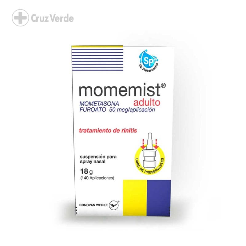 Momemist 50mcg 18g Solucion Nasal Spray 140 Dosis