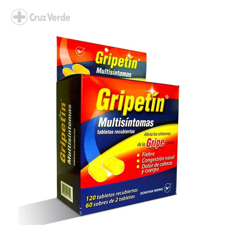Gripetin Multisintomas 120 Tableta (disp)