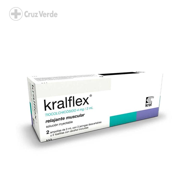 Kralflex 4mg/2ml 2 Solucion Inyectable