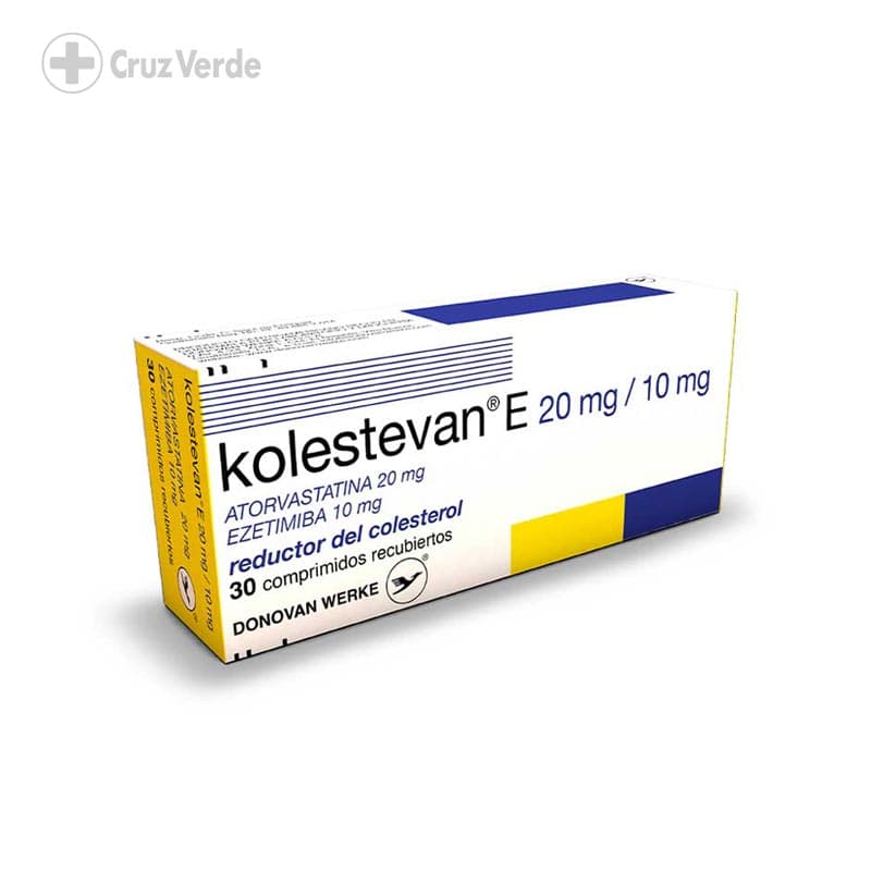 Kolestevan E 20mg/10mg 30 Comprimido Recubierto
