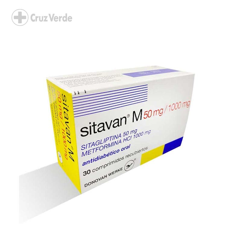 Sitavan M 50mg/1000mg 30 Comprimido Recubierto