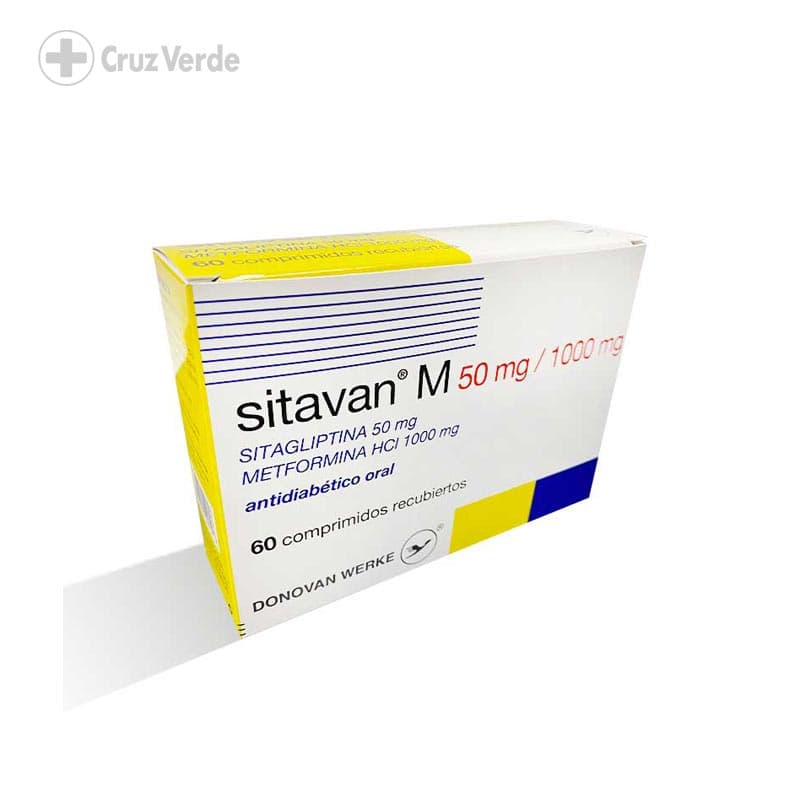 Sitavan M 50mg/1000mg 60 Comprimido Recubierto