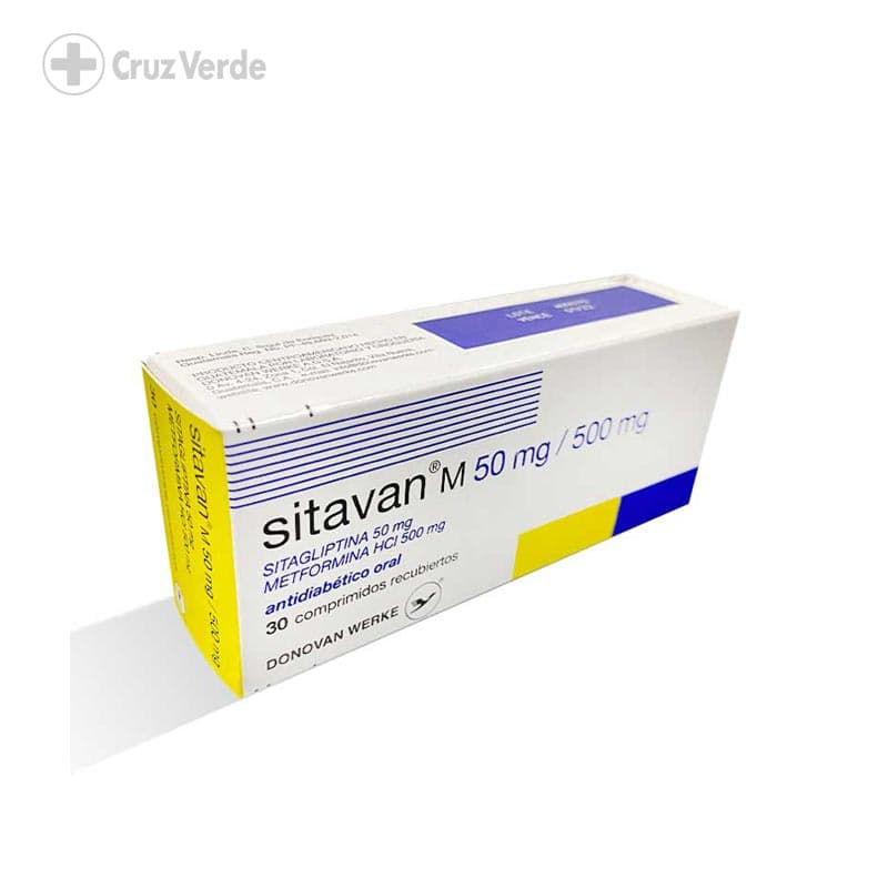 Sitavan M 50mg/500mg 30 Comprimido Recubierto