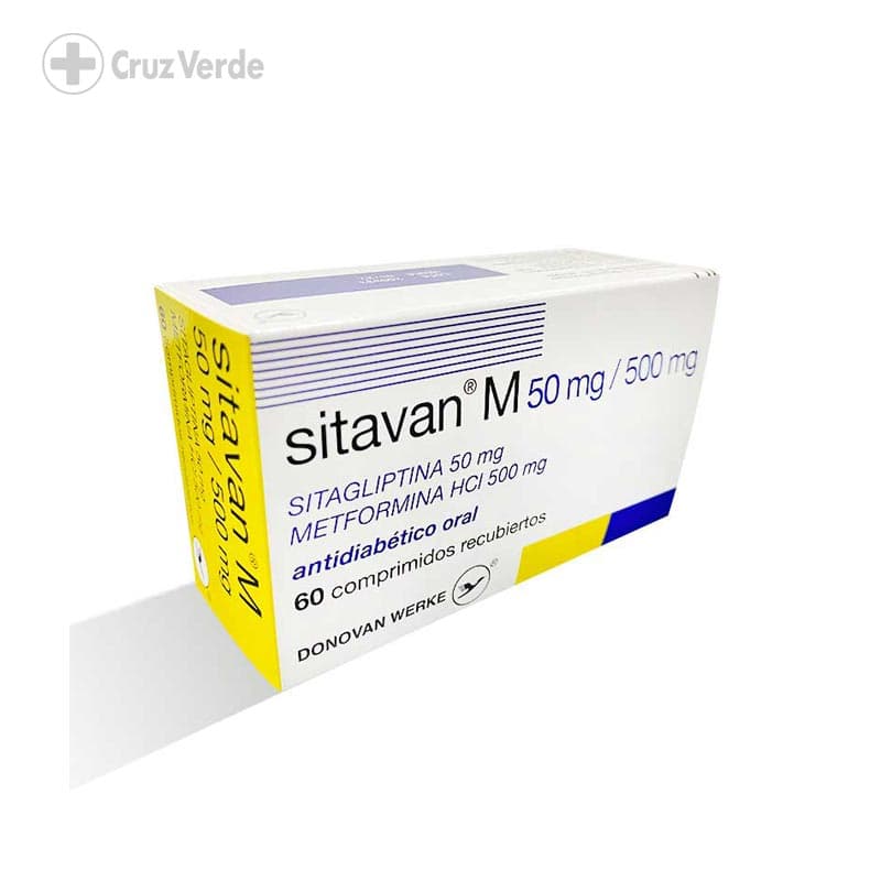 Sitavan M 50mg/500mg 60 Comprimido Recubierto