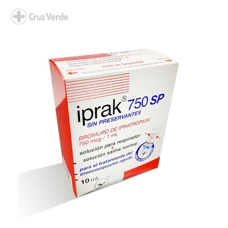 Iprak 750mcg/1ml 10ml Solucion Nebulizar