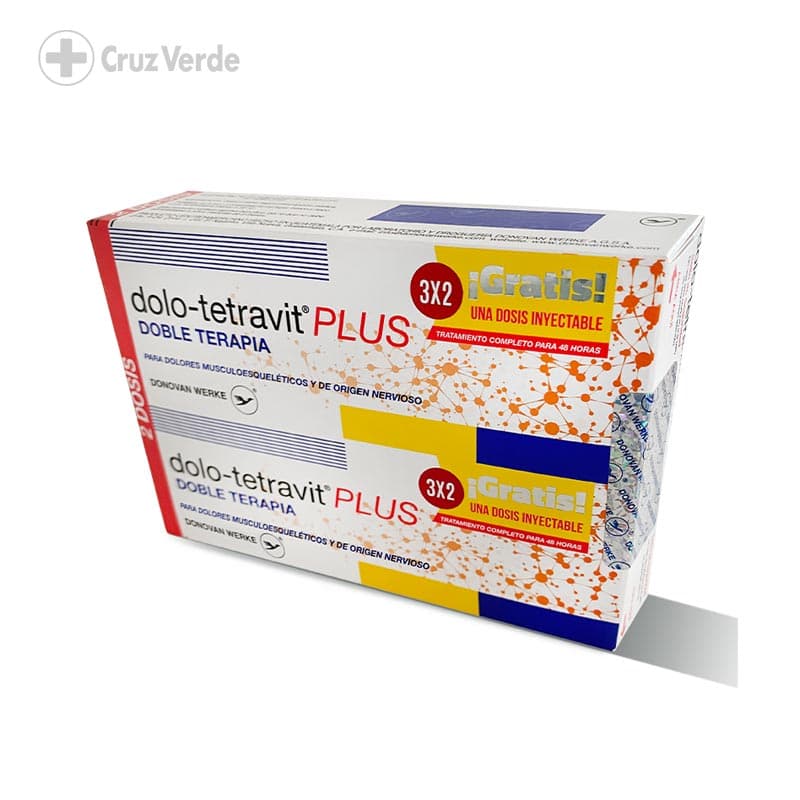 Dolo Tetravit Dt 2 Dosis Solucion Inyectable (+1 Solucion Inyectable)