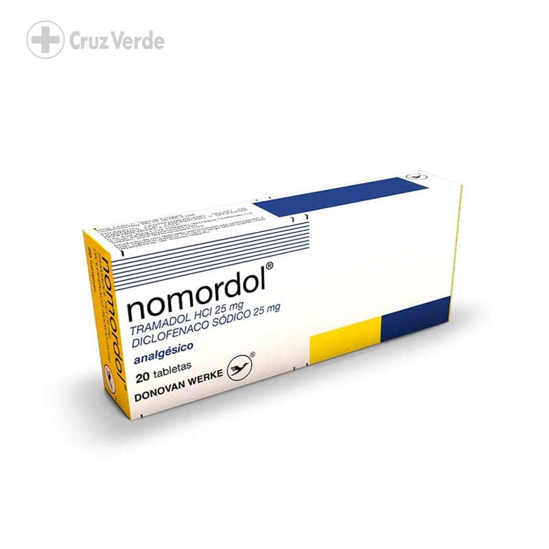 Nomordol 25mg 20 Tableta