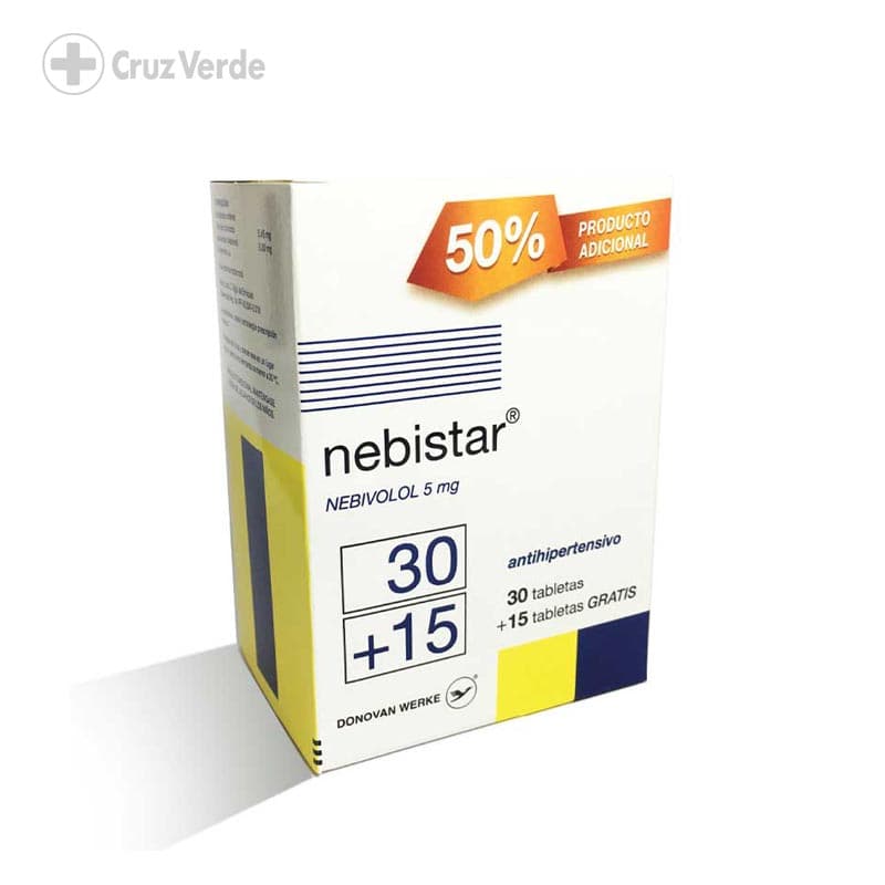 Nebistar 5mg 30 Tableta (+15 Tableta)