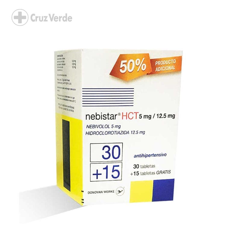 Nebistar Hct 5mg/12.5mg 30 Tableta (+15 Tableta)