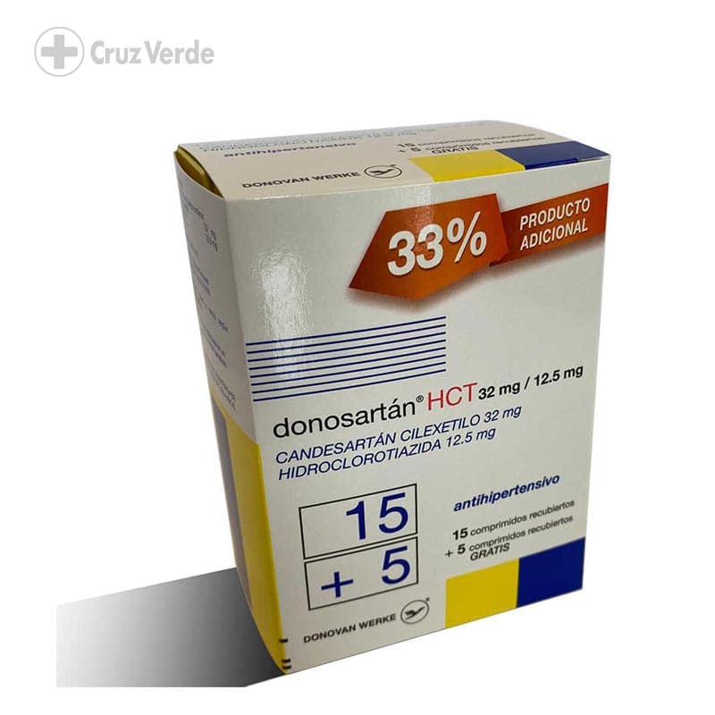 Donosartan Hct 32mg/12.5mg 15 Tableta (+5 Tableta)