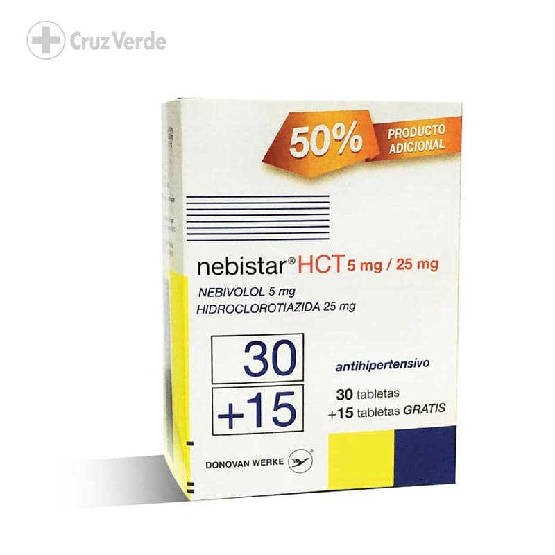 Nebistar Hct 5mg/25mg 30 Tableta (+15 Tableta)