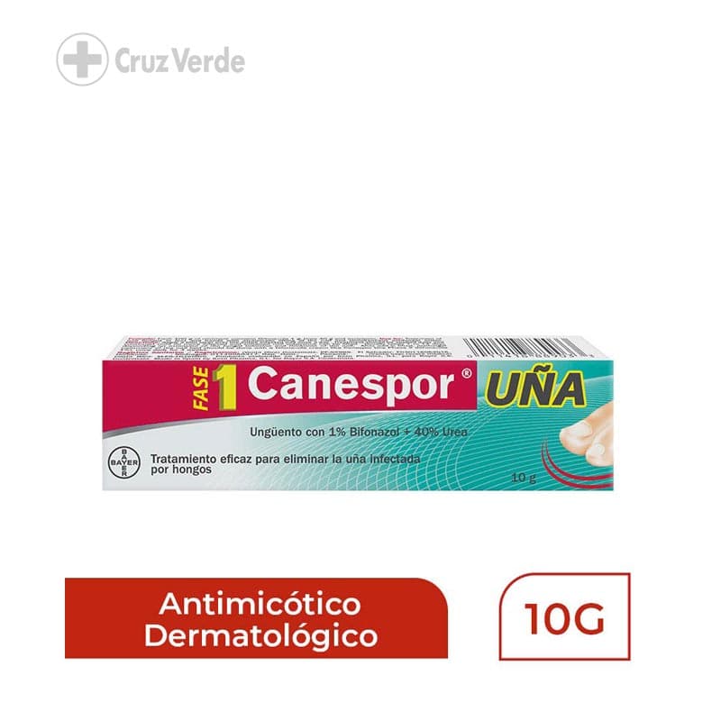 Canespor Uña Fase 1 1%/40% 10g Crema