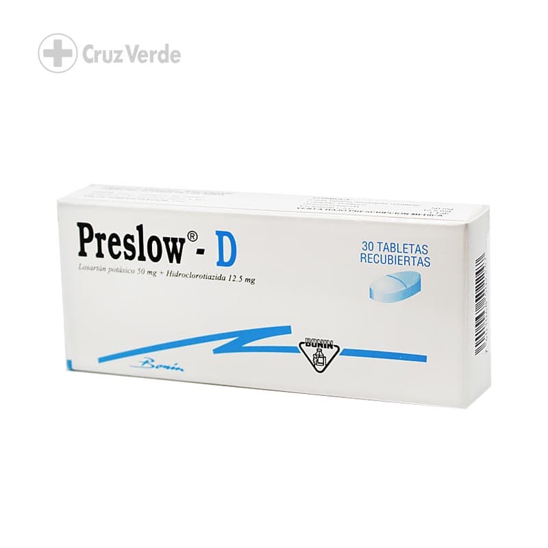 Preslow D Forte 50mg/12.5mg 30 Tableta