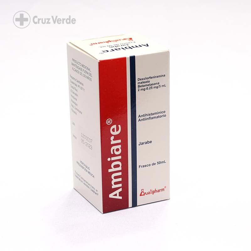 Ambiare 2mg/0.25mg/5ml 50ml Jarabe