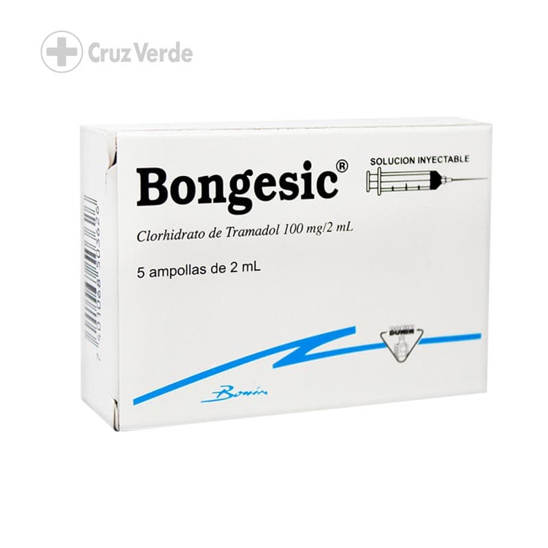 Bongesic 100mg/2ml 5 Solucion Inyectable Im/iv