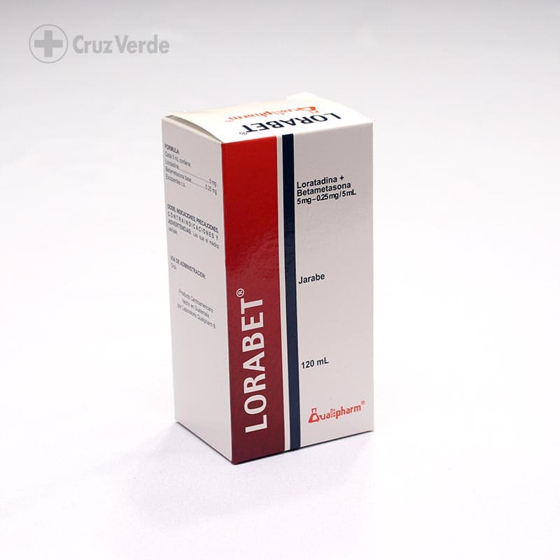 Lorabet 5mg/0.25mg/5ml 120ml Jarabe