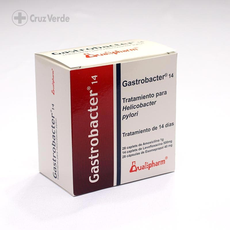 Gastrobacter 40mg/1g/500mg 70 Tableta (14 Dias De Tratamiento)