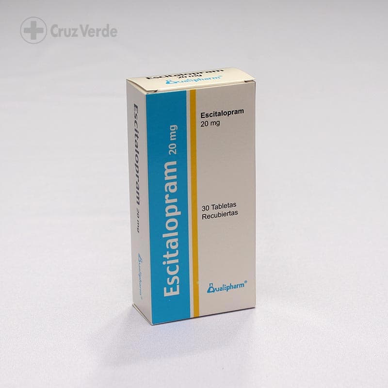 Escitalopram Qualipharm 20mg 30 Tableta
