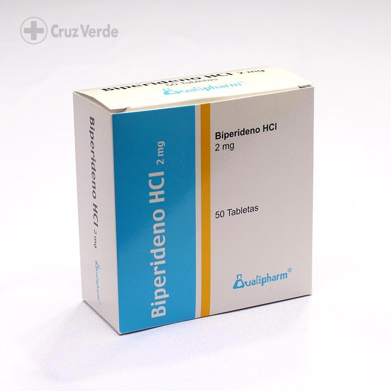 Biperideno Hci Qualipharm 2mg 50 Tableta