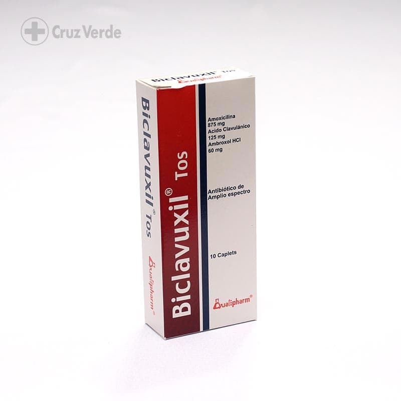 Biclavuxil Tos 875mg/125mg/60mg 10 Caplet