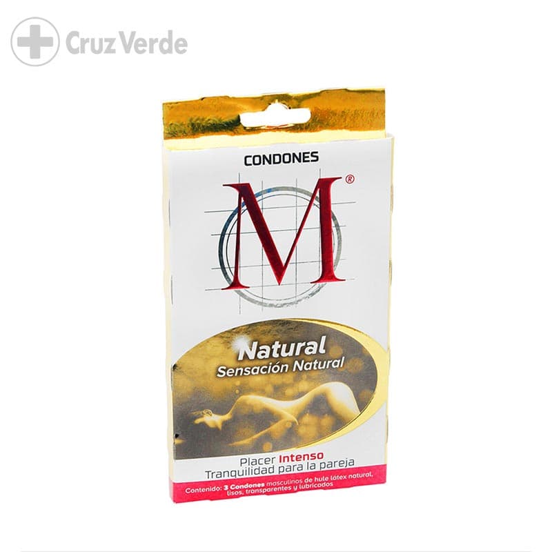 M Force Preservativo Sensacion Natural 3 Unidad