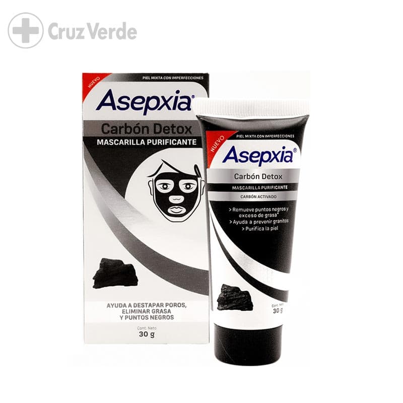 Asepxia Carbon Peel Off 30ml Mascarilla Facial