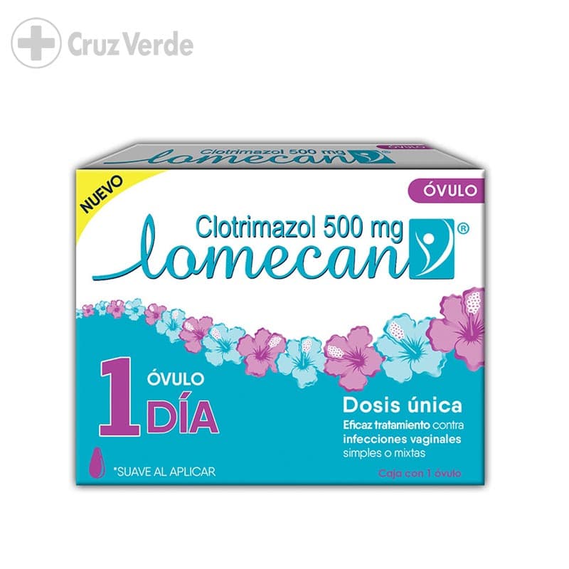 Lomecan V 500mg 1 Ovulo