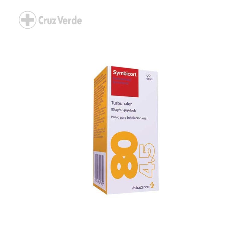 Symbicort Turbuhaler 80ug/4.5ug 60 Dosis Polvo Inhalacion