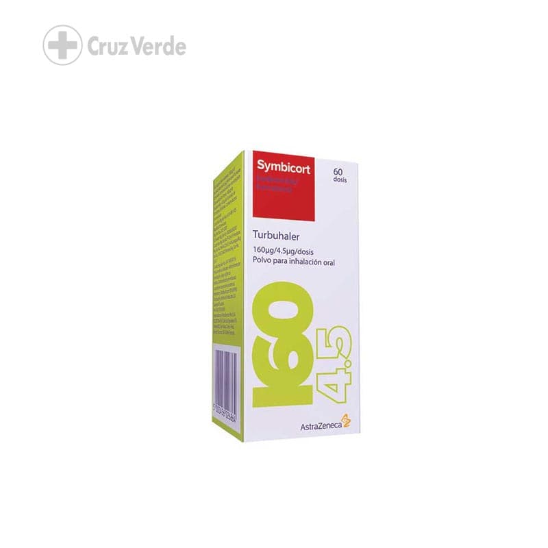 Symbicort Turbuhaler 160ug/4.5ug 60 Dosis Polvo Inhalacion