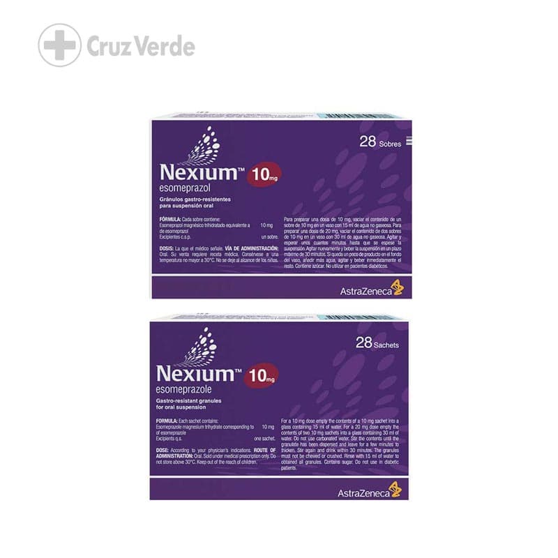 Nexium 10mg 28 Sobre Polvo
