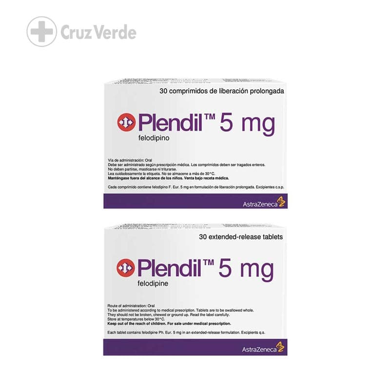 Plendil 5mg 30 Comprimido