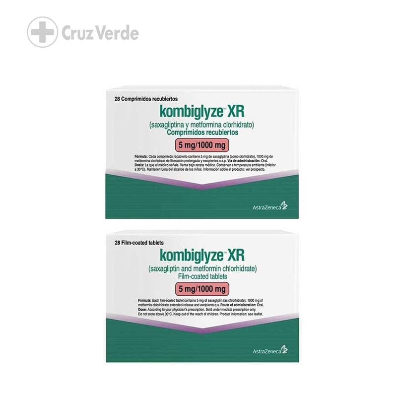 Kombiglyze Xr 5mg/1000mg 28 Comprimido