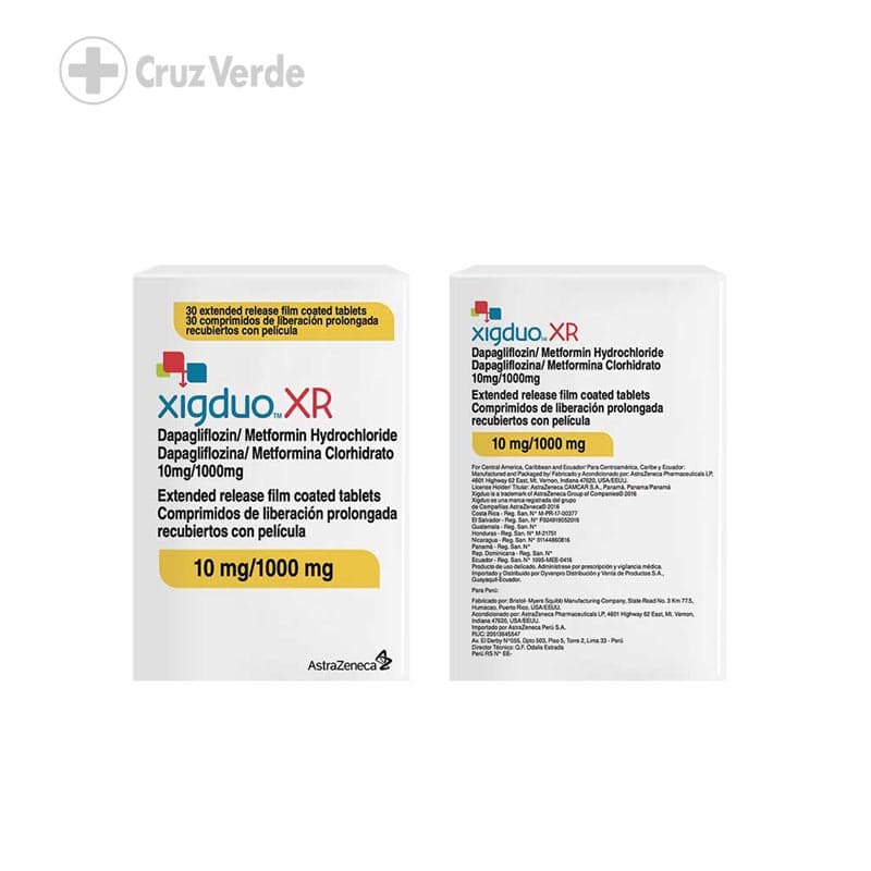 Xigduo Xr 10mg/1000mg 30 Comprimido