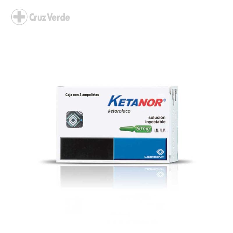 Ketanor 60mg/2ml 3 Solucion Inyectable