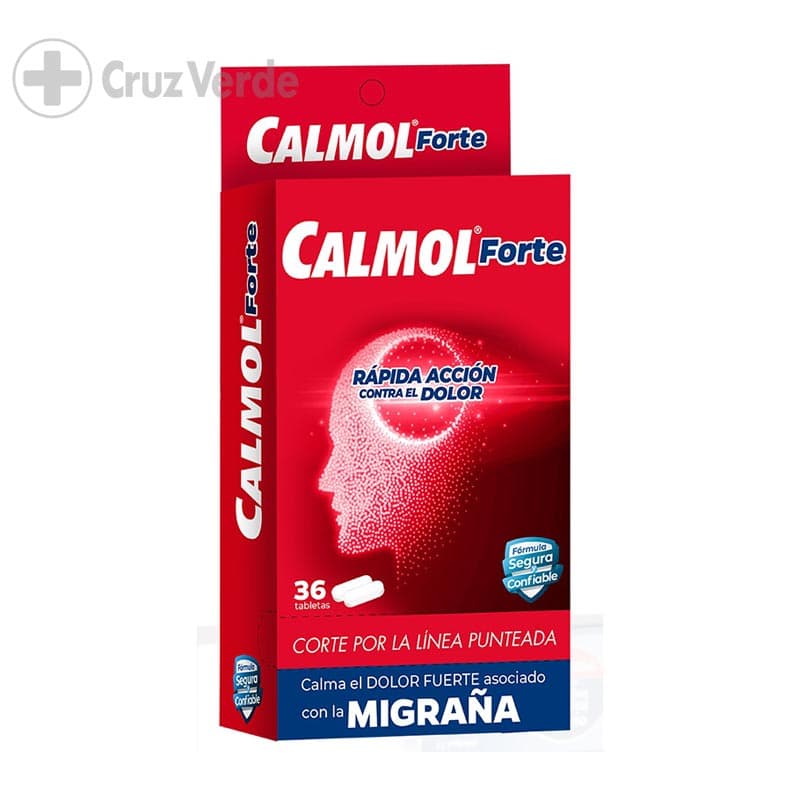 Calmol Forte 500mg/65mg 36 Tableta (disp)