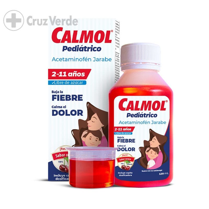 Calmol Pediatrico Cereza 120mg/5ml 120ml Jarabe