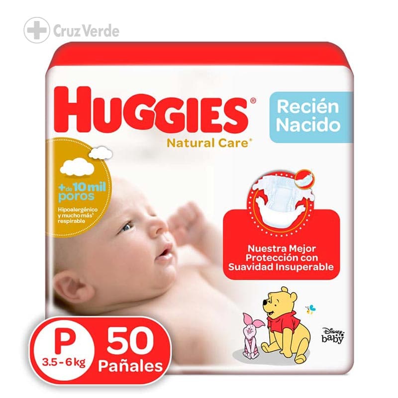 Huggies Natural Care Talla P 50u