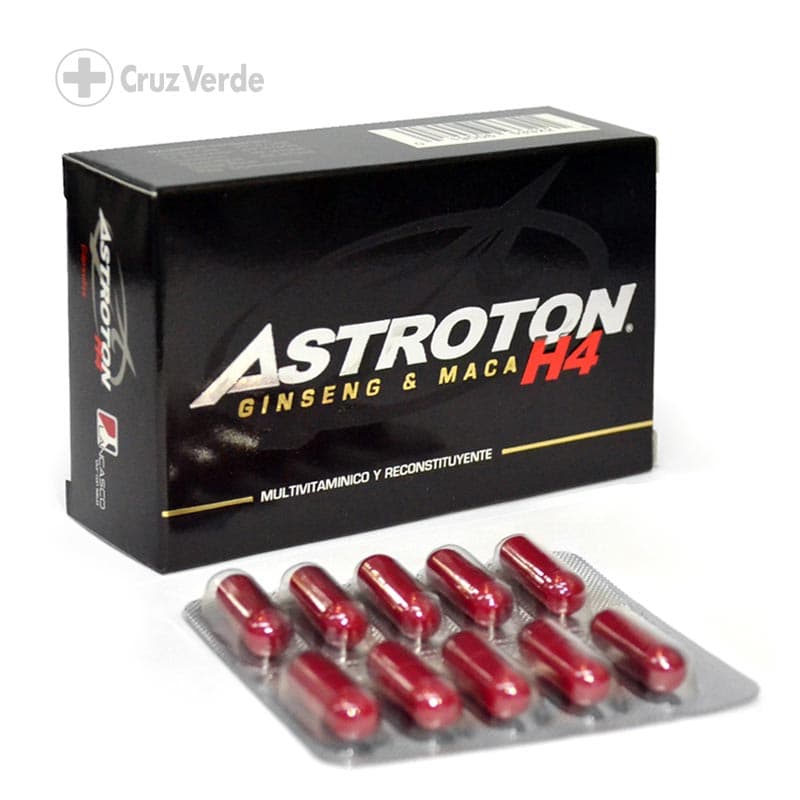 Astroton H-4 Con Ginseng&amp;maca 30 Capsula
