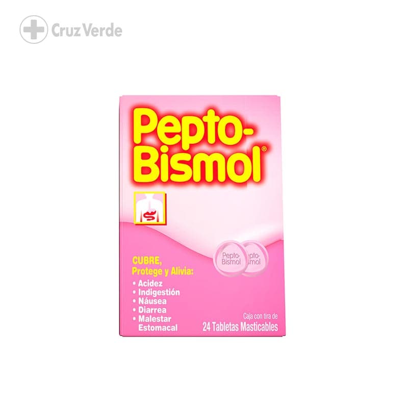 Pepto Bismol 24 Tableta Masticable