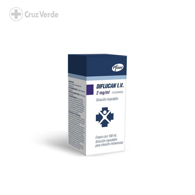 Diflucan 2mg/ml 1 Solucion Inyectable Im/iv 100ml